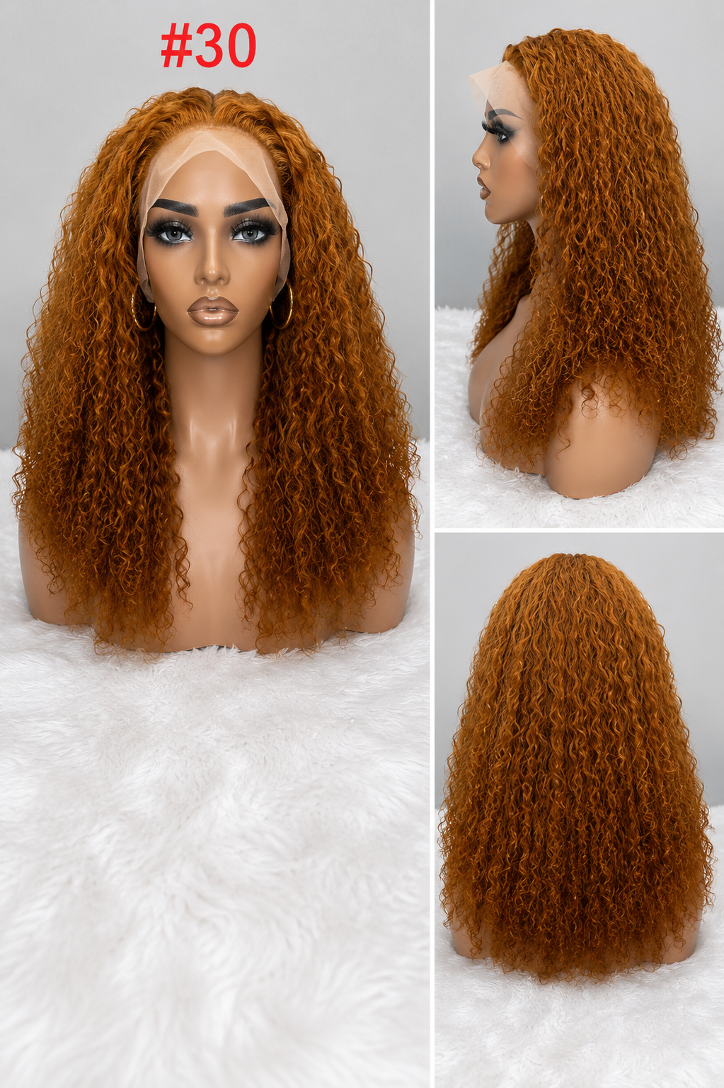 12A Deep Curly HD Lace Front Wig | 13×4 | 210% Density
