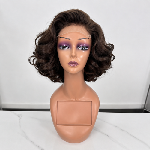 12A 5x5 HD Lace Loose Curl Bob Wig – 210% Density | 12 Inch Human Hair