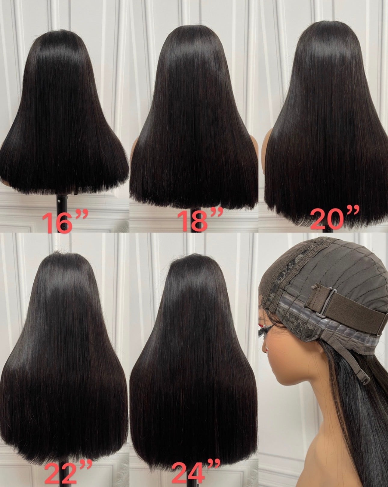 12A Bone Straight 13x4 Lace Front Wig – 210% Density