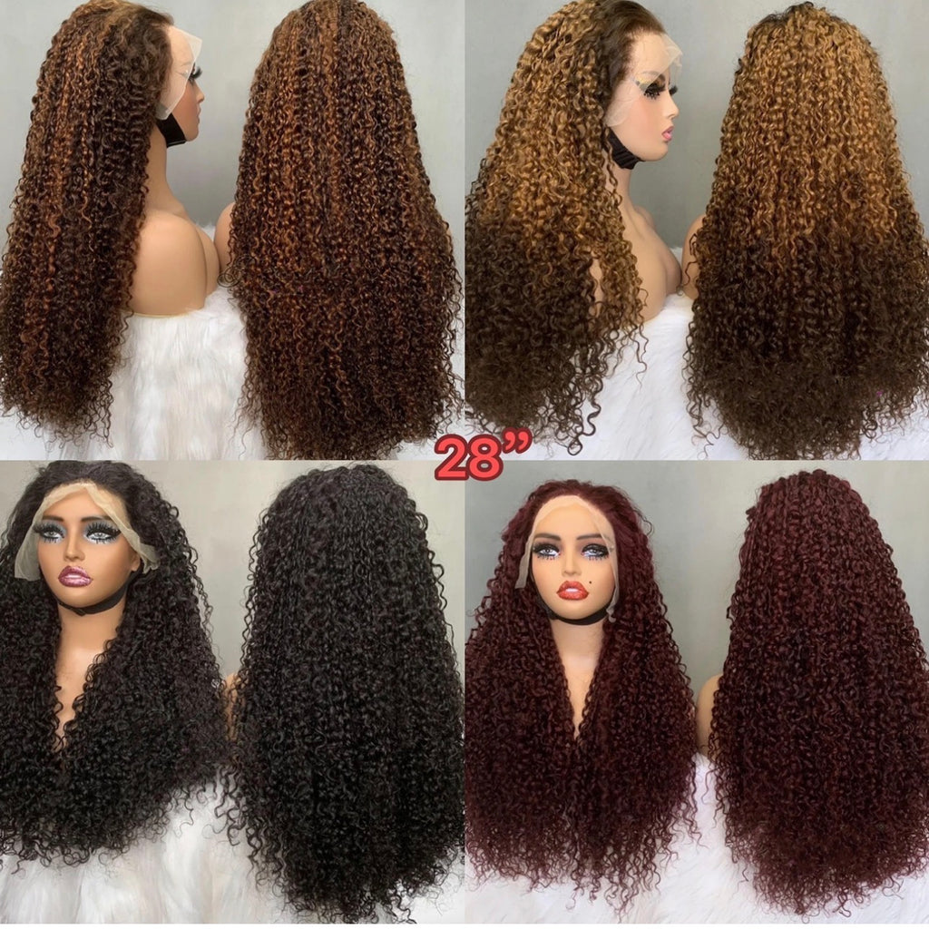 12A Deep Curly HD Lace Front Wig | 13×4 | 210% Density