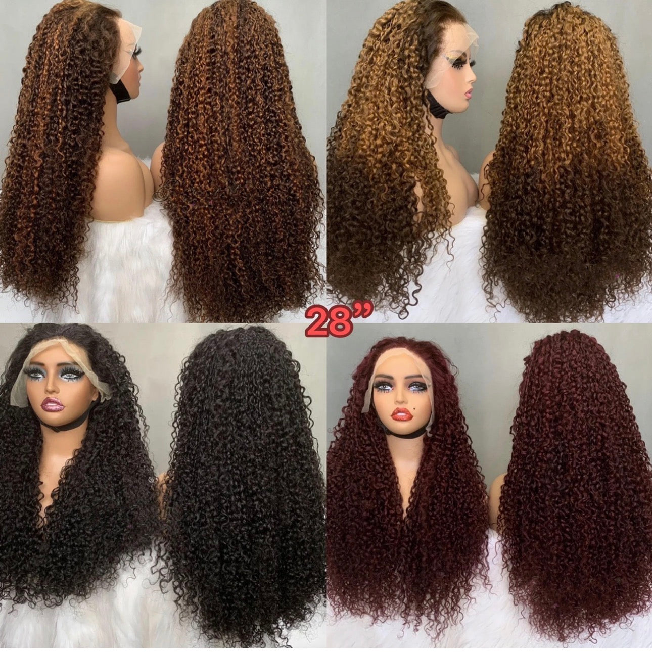 12A Deep Curly HD Lace Front Wig | 13×4 | 210% Density