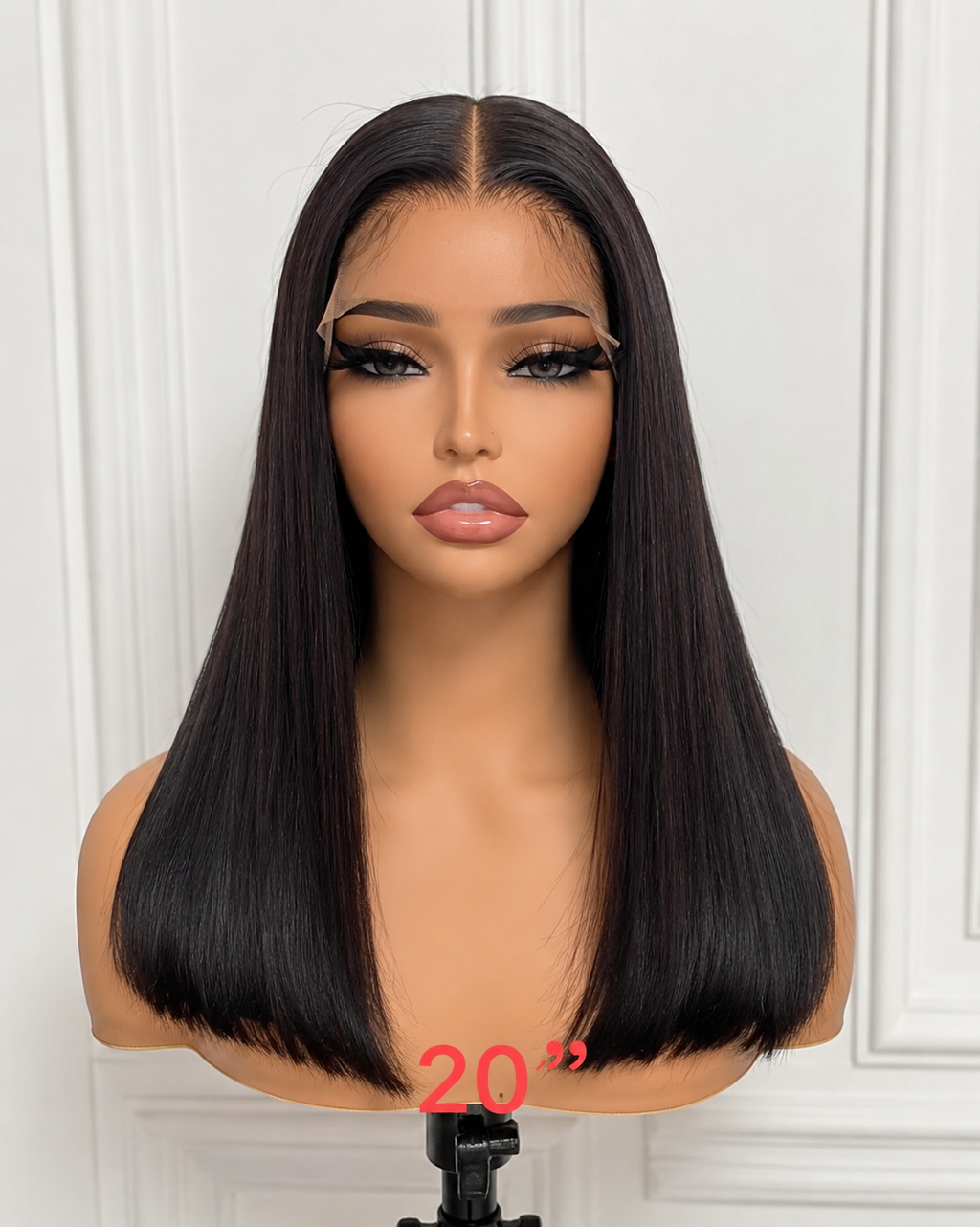 12A Bone Straight 13x4 Lace Front Wig – 210% Density