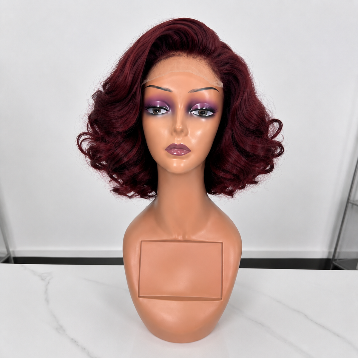 12A 5x5 HD Lace Loose Curl Bob Wig – 210% Density | 12 Inch Human Hair