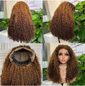 12A 13x4 Glueless Pixie Curly Human Hair Wig – 18” | 210% Density