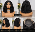 12A Burmese Curly HD Lace Front Wig – Natural Black | 210% Density
