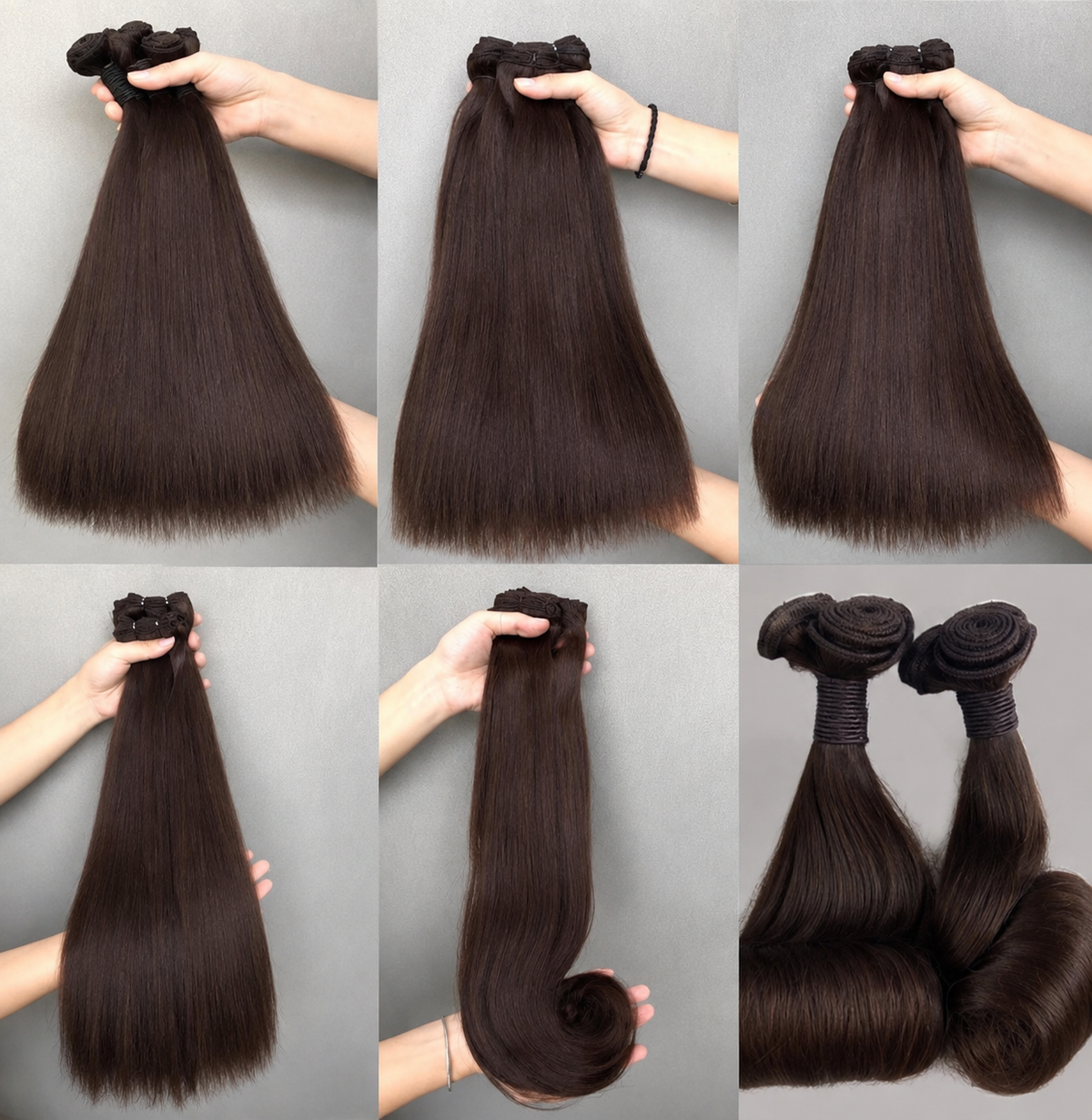 12A Double Drawn Human Hair Bundles